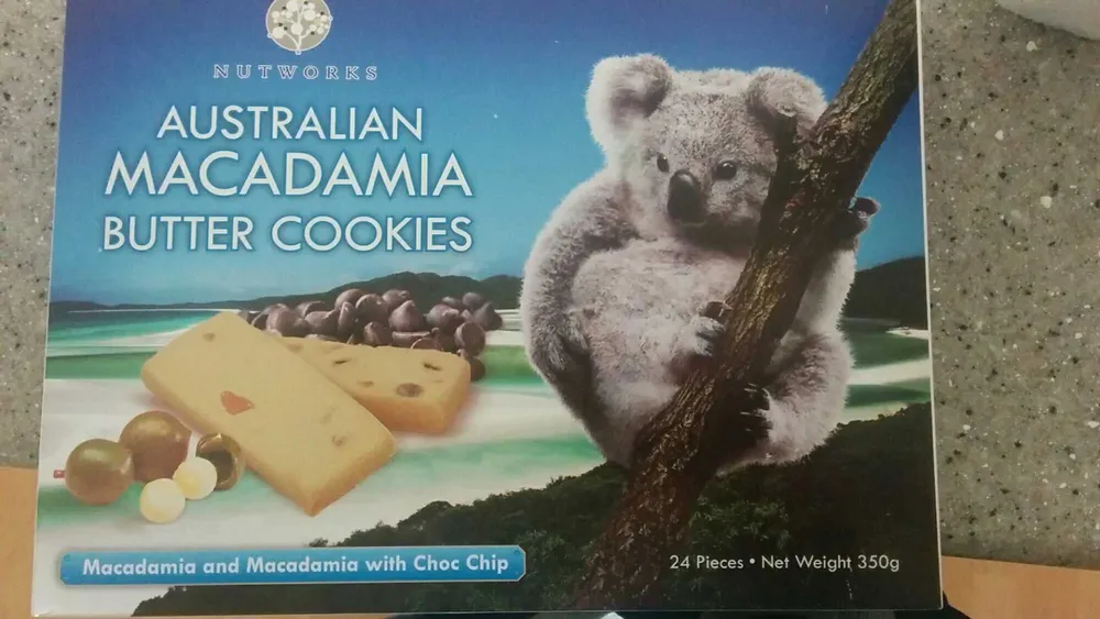 Australian macadamia butter cookies