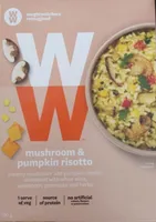 Mushroom and pumpkin risotto