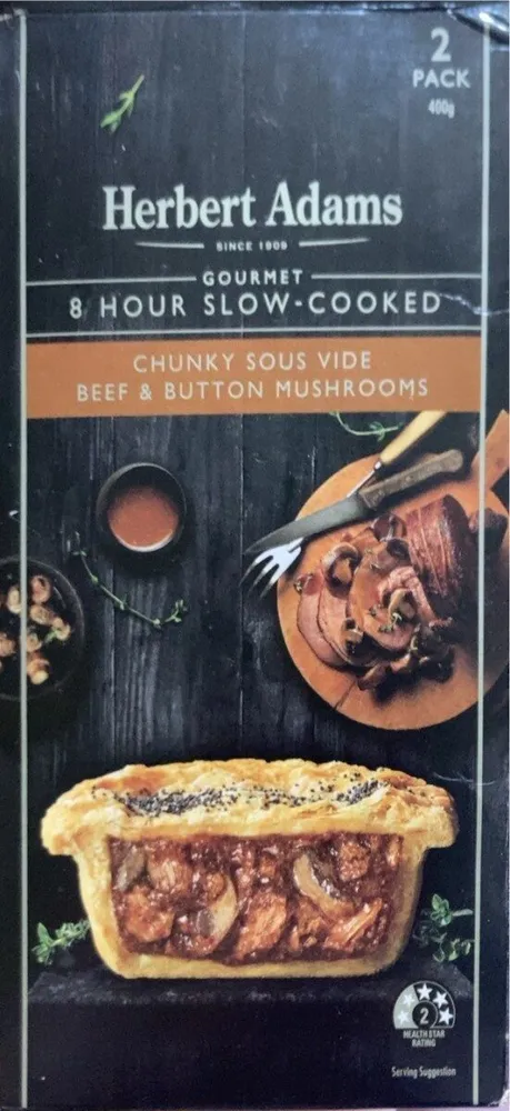 CHUNKY SOUS VIDE BEEF & BUTTON MUSHROOMS