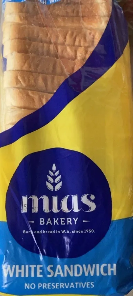 white sandwich sliced bread