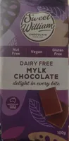 Dairy free chocolate con leche sin gluten, sin