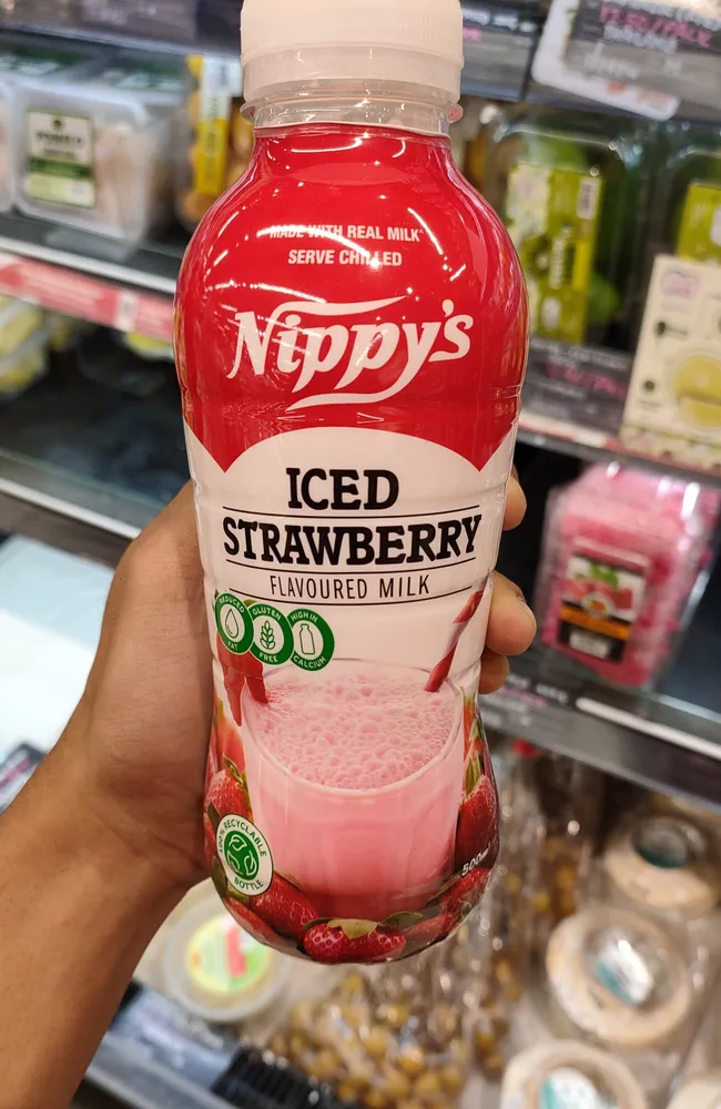 Iced Strawberry Flavoured Milk