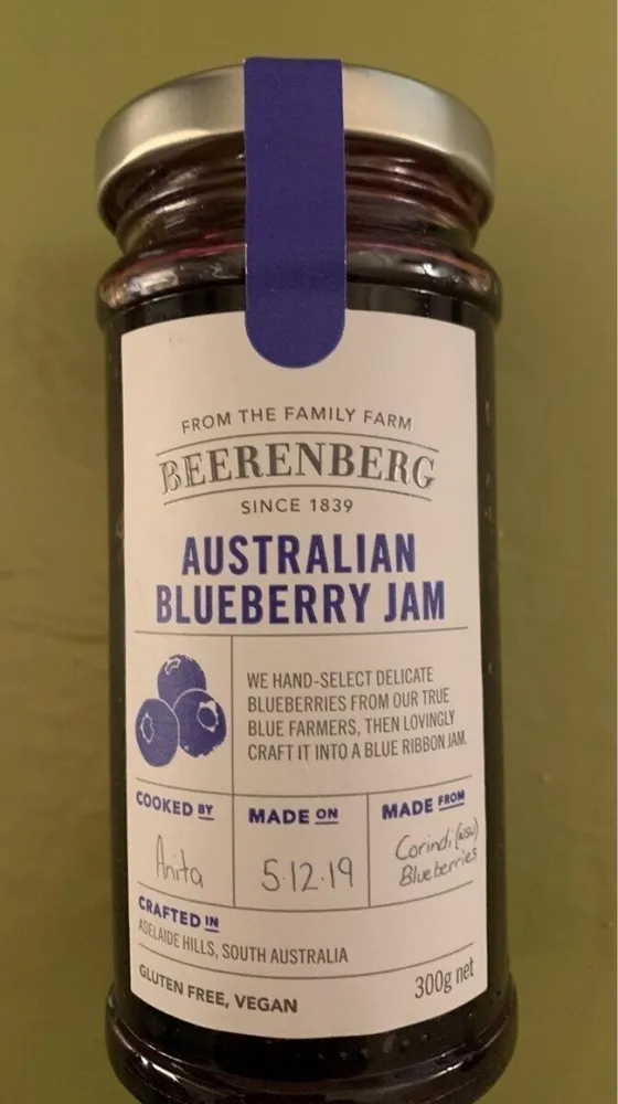Australian Blueberry Jam
