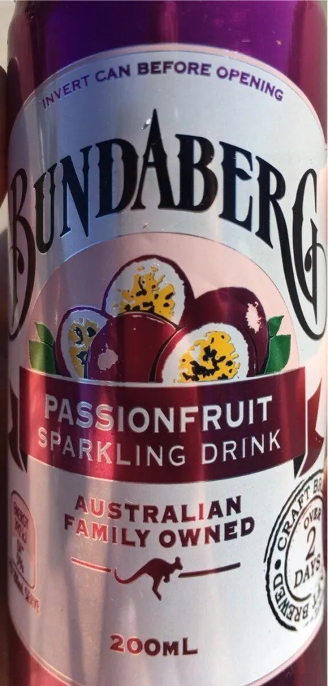 Passionfruit Sparkling Drink