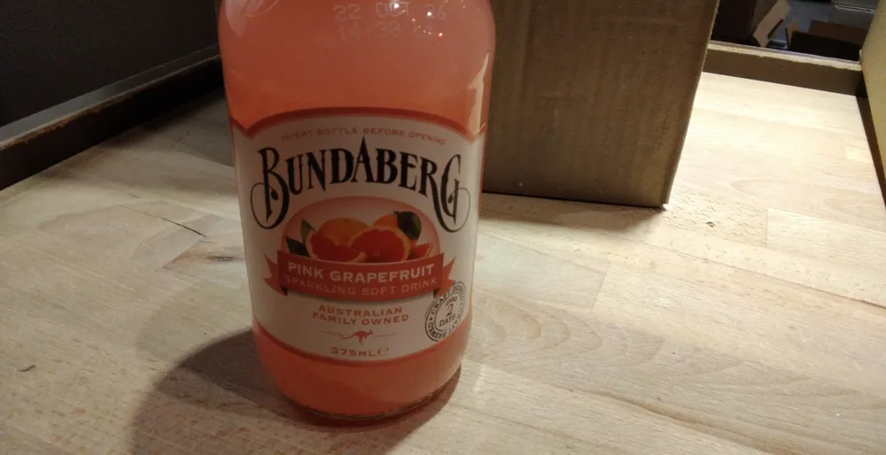 Pink Grapefruit Sparkling Soft Drink