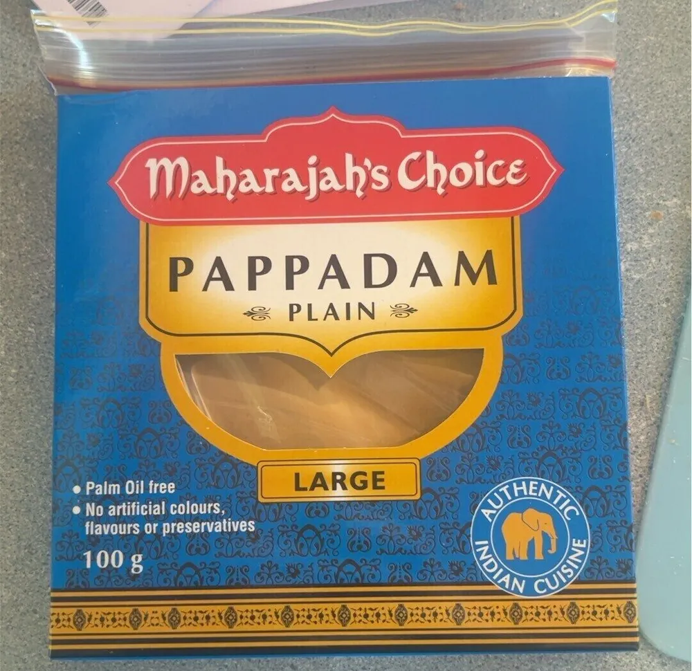 Pappadam Plain Large