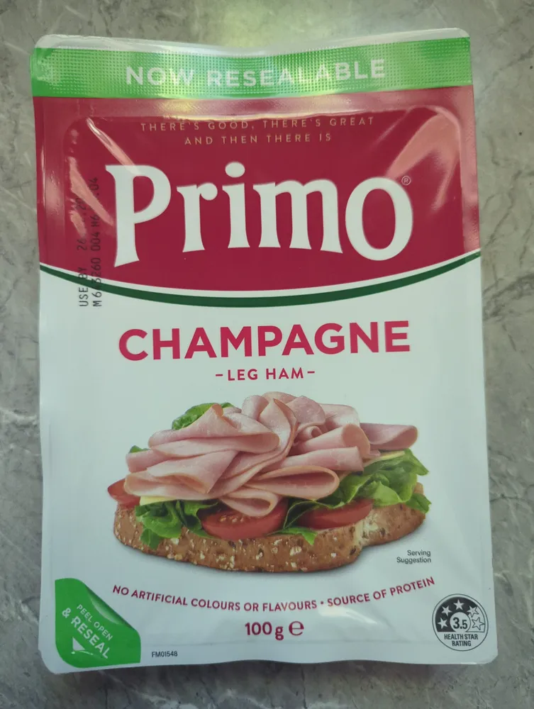 Champagne Leg Ham Thinly Sliced