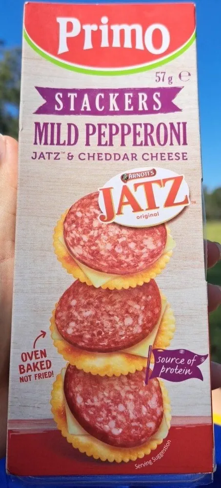 STACKERS MILD PEPPERONI CHEDDAR CHEESE & JATZ