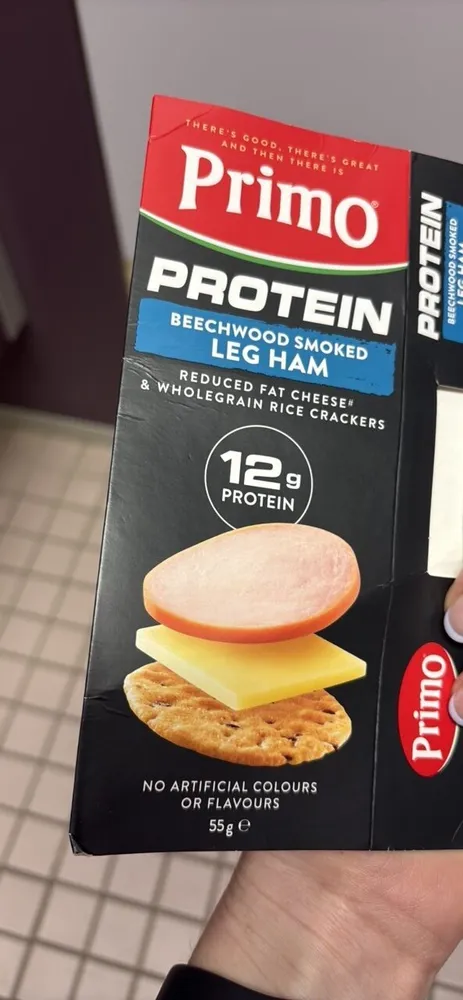 Beechwood Smoked Leg Ham Reduced Fat Cheese & Wholegrain Rice Crackers