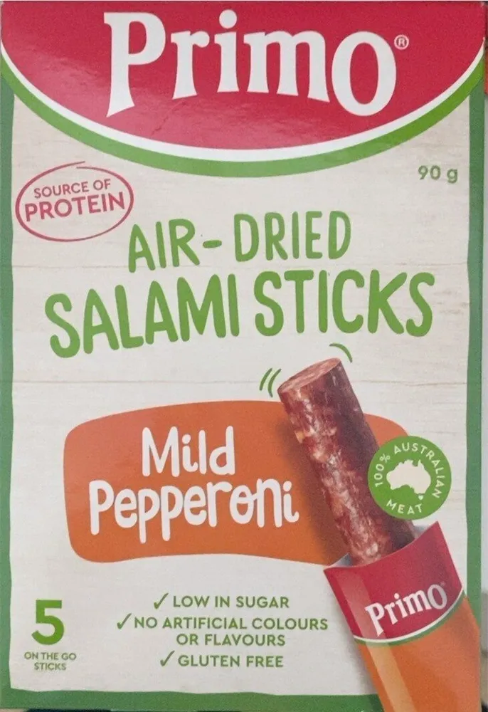 Air-Dried Salami Sticks Mild Pepperoni