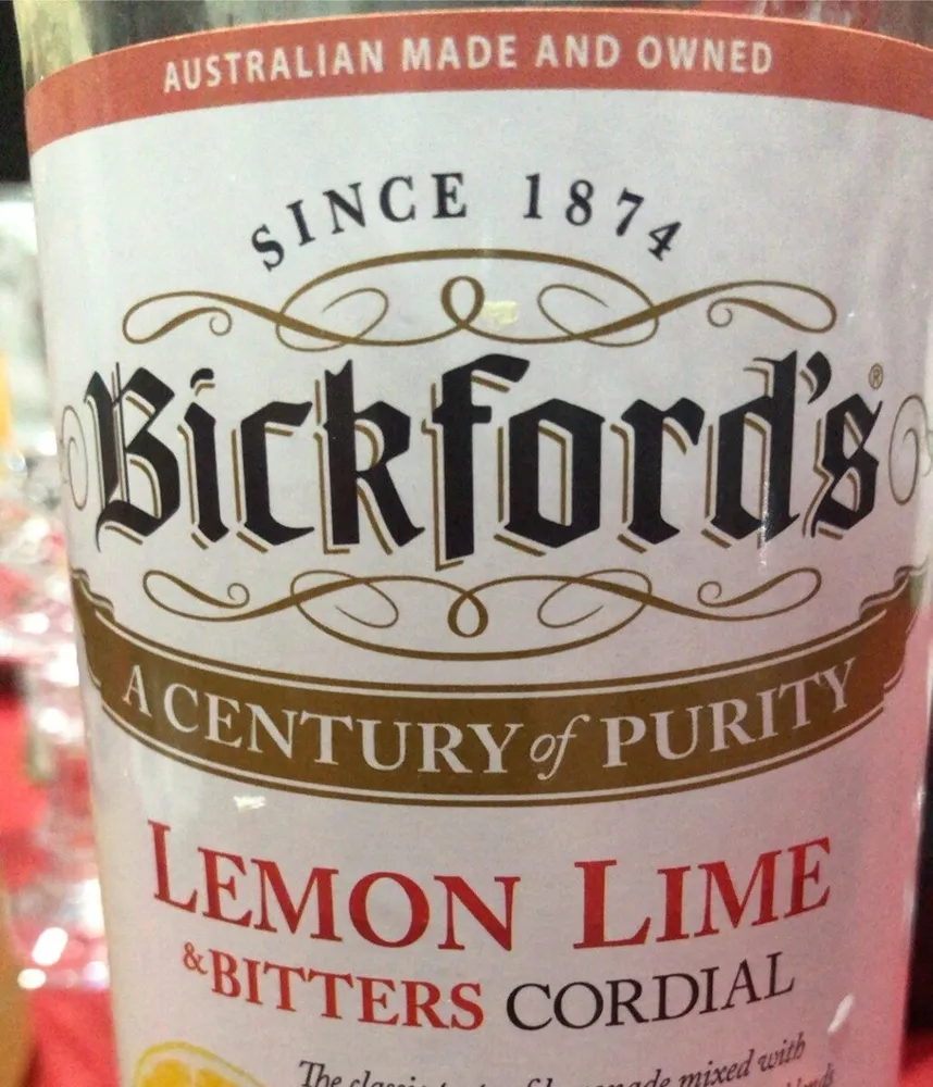 Lemon Lime & Bitters Cordial