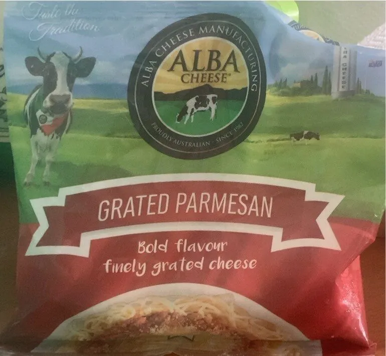Grated parmesan