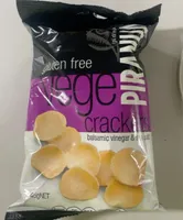 vege crackers Balsamic Vinegar & Sea Salt Flavoured Snacks
