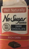 Well Naturally No Added Sugar Rich Dark Chocolate