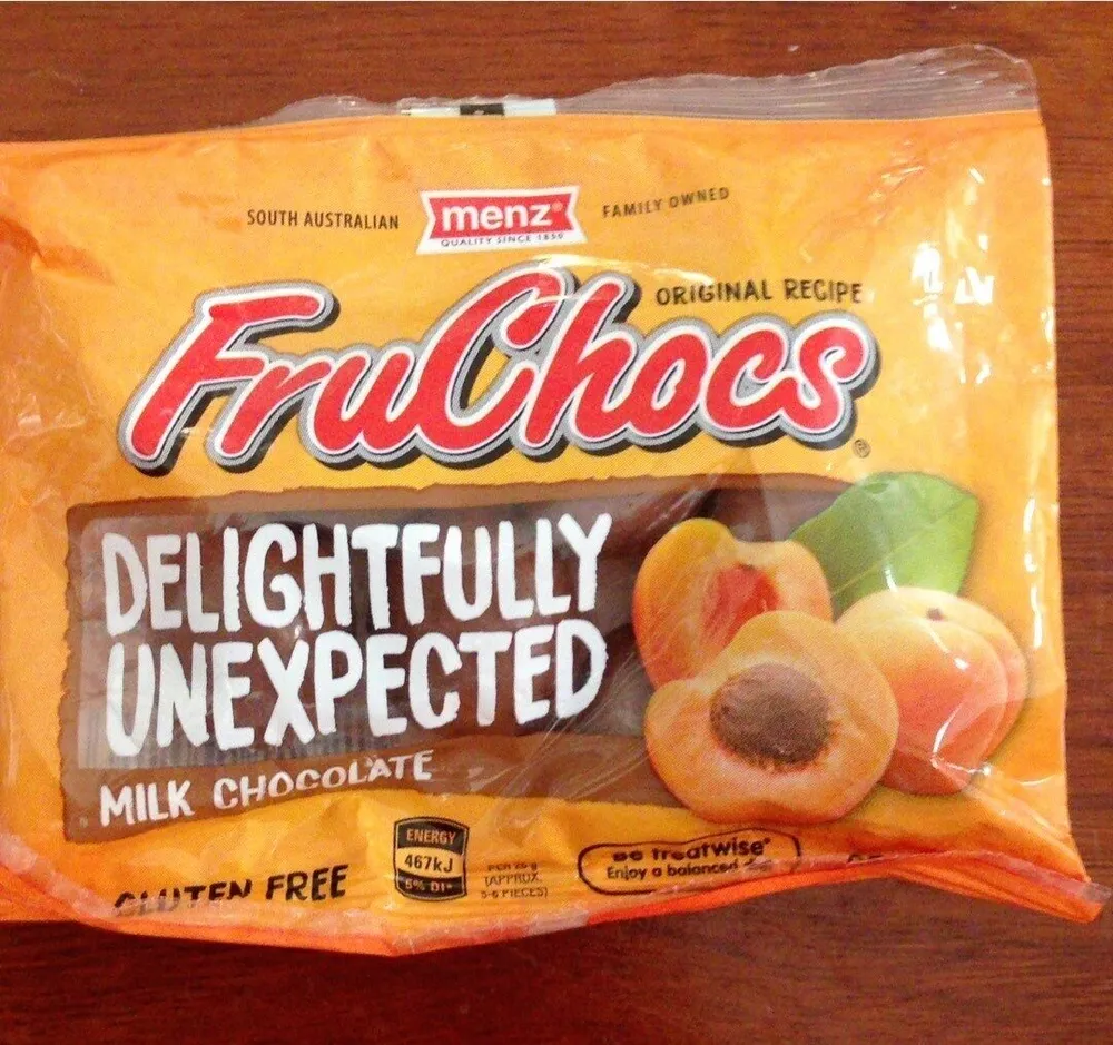 FruChocs Delightfully Unexpected Milk Chocolate