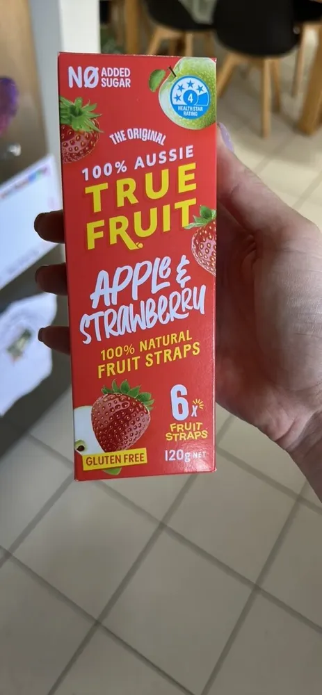 Apple & Strawberry 100% Natural Fruit Straps