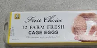 12 Farm Fresh Cage Eggs
