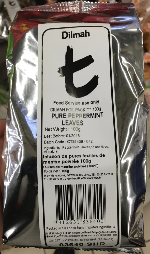 Pure peppermint leaves