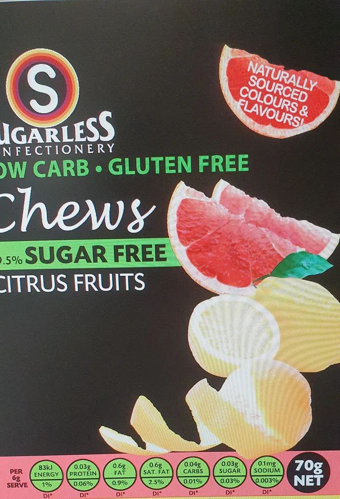 Chews citrus fruits