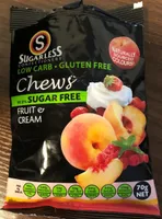 Fruit & Cream Sugar Free Chews 70G