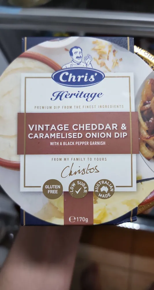 Vintage Cheddar & Caramelised Onion Dip