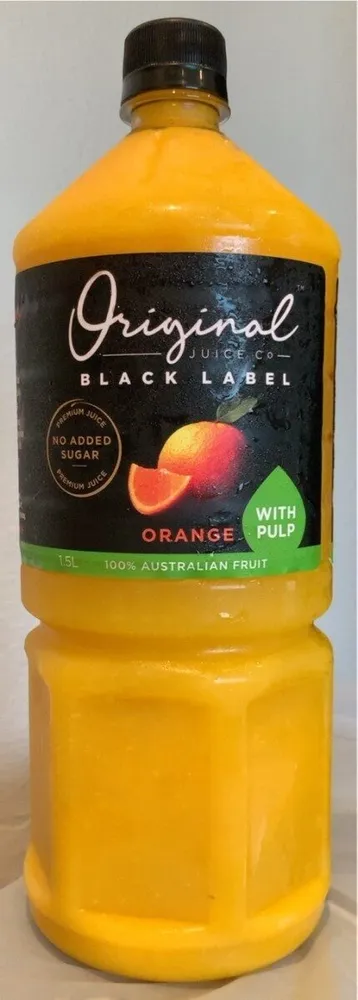 Original juice co- black label ORANGE
