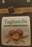 Tagliatelle, Durum Wheat Semolina Pasta With Wgg