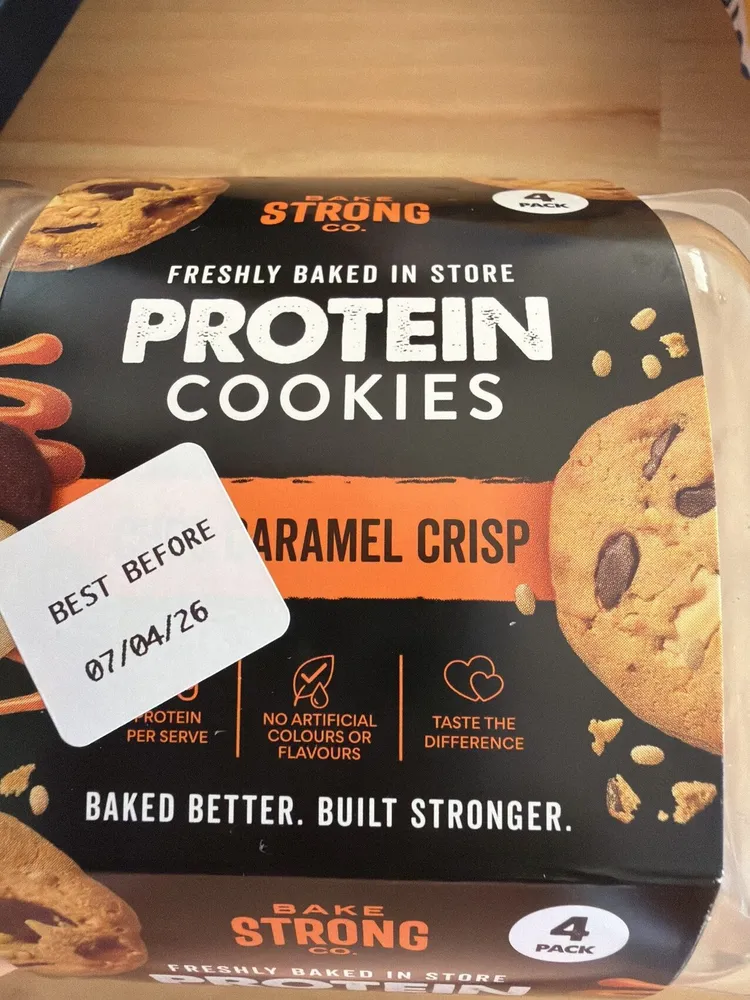 Protein Cookies Choc Caramel Crisp