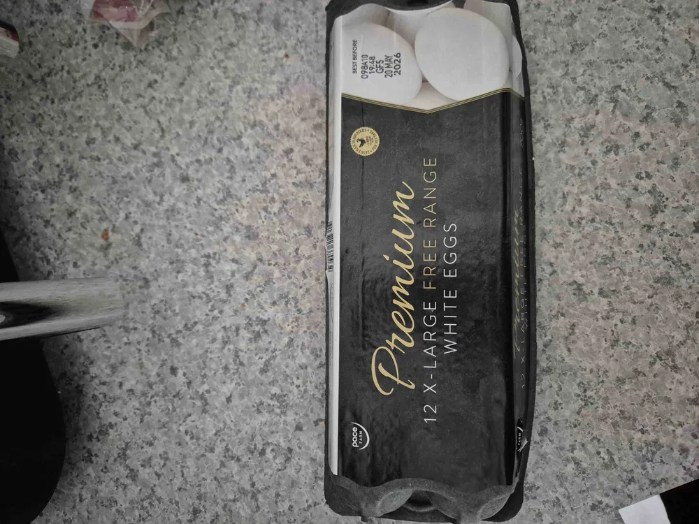 Premium large white eggs
