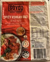 Spicy Korean BBQ Style tofu