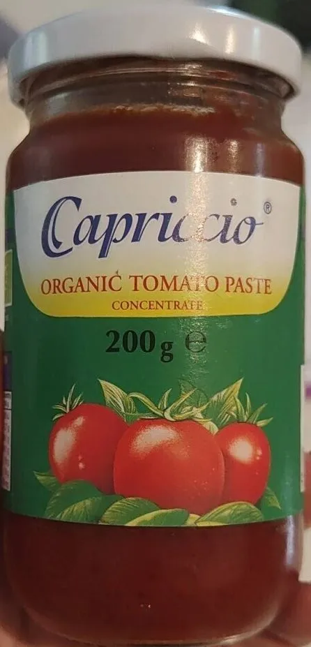 Organic tomato paste