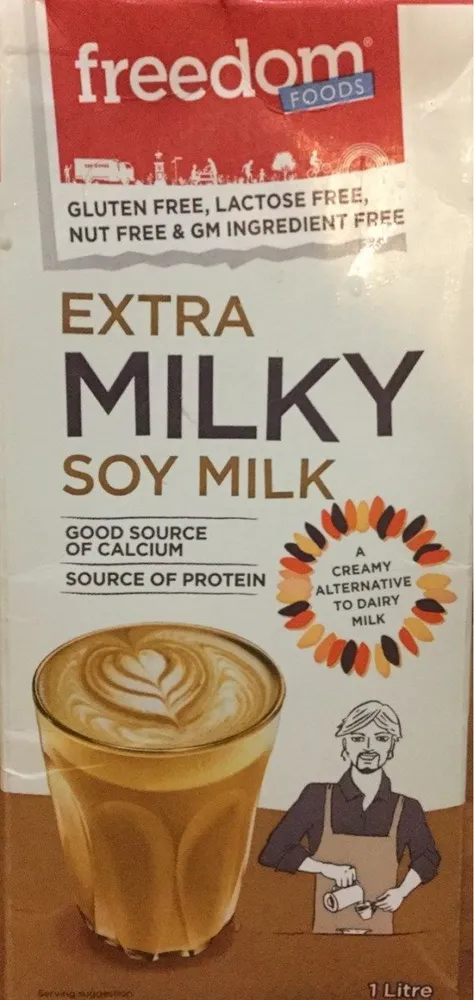 Freedom Foods Extra Milky Soy Milk 12X1L