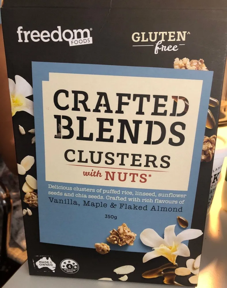 Crafted Blends clusterd with nuts
