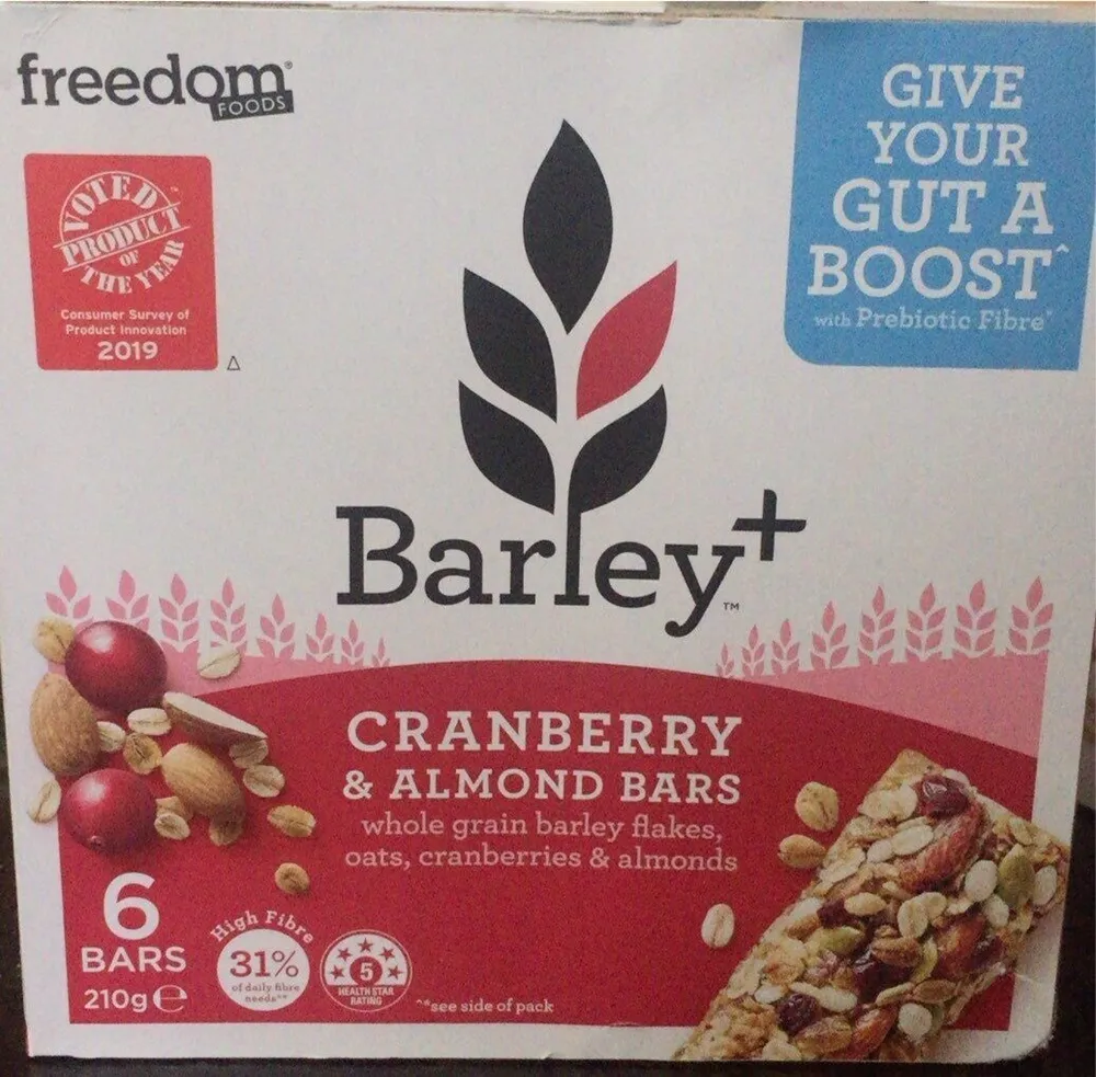 Cranberry & Almond Bars