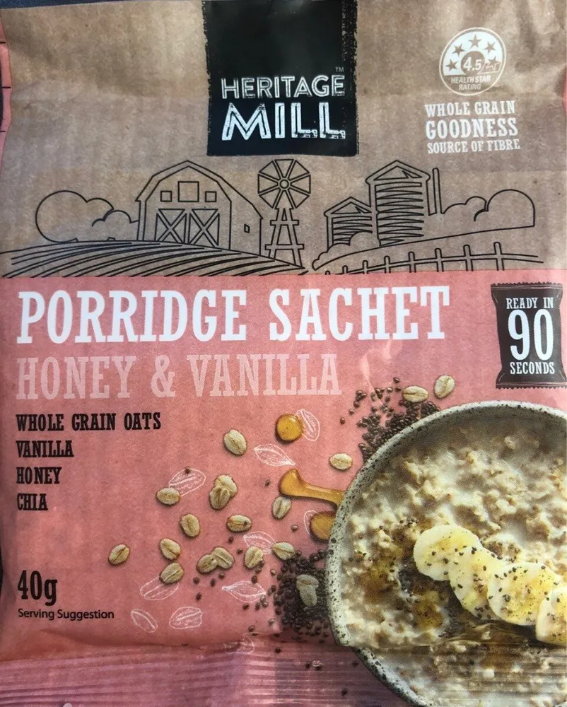 Porridge miel et vanille