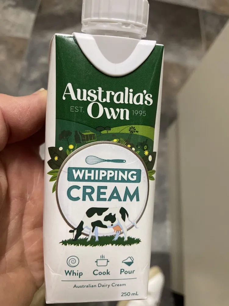 Whipping cream