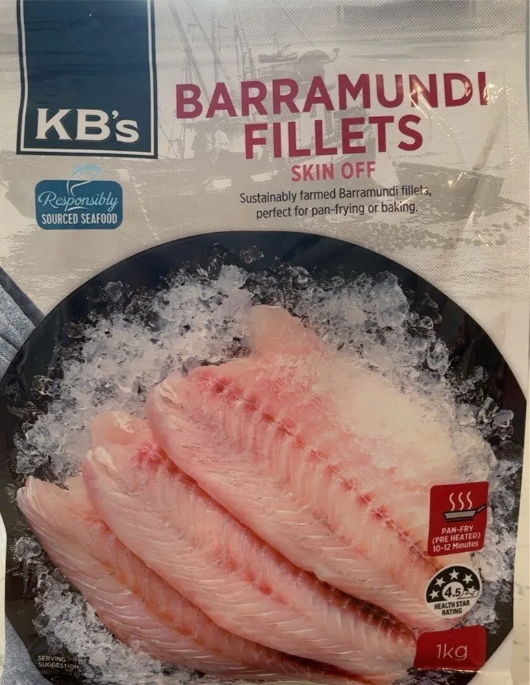 Barramundi Fillets Skin Off