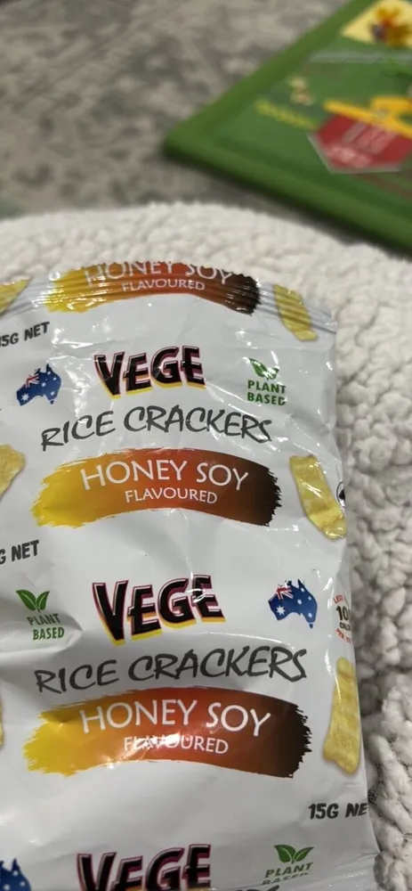 Rice Crackers Honey Soy Flavoured