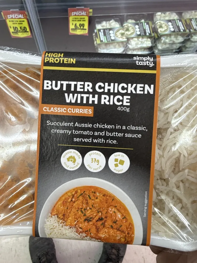 BUTTER CHICKEN WITH RICE