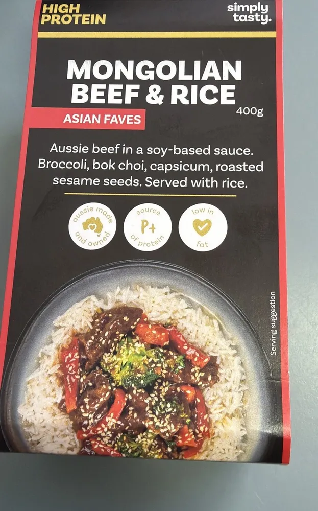 S/TASTY BEEF MONGOL& RCE 400GM