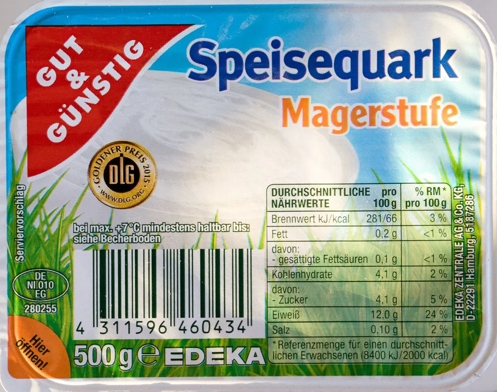 Speisequark Magerstufe