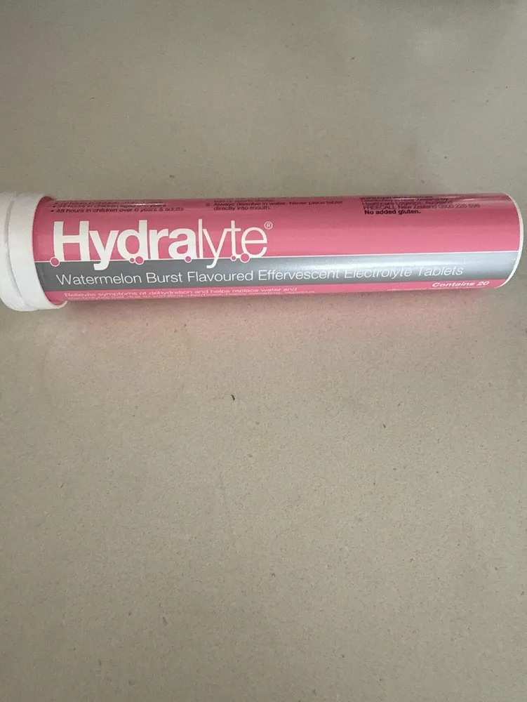 Watermelon Burst Flavored Effervescent Electrolyte Tablets