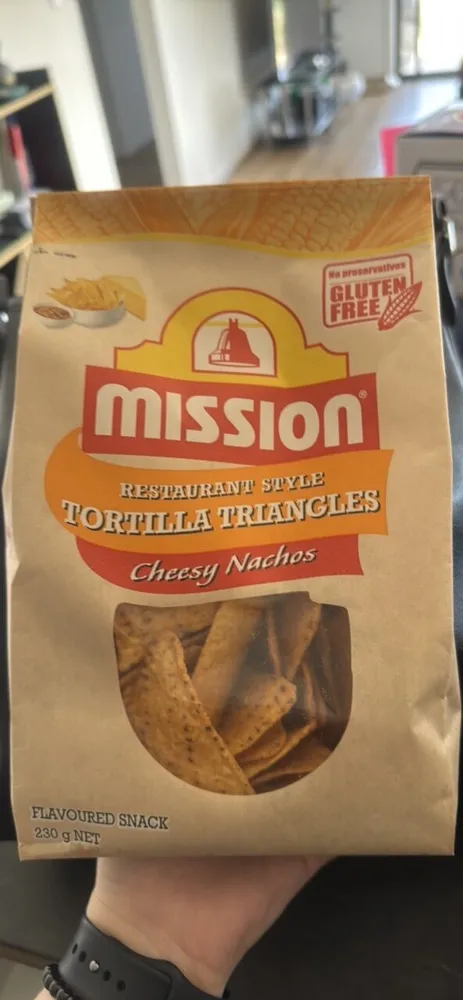 Tortilla Triangles Cheesy Nachos