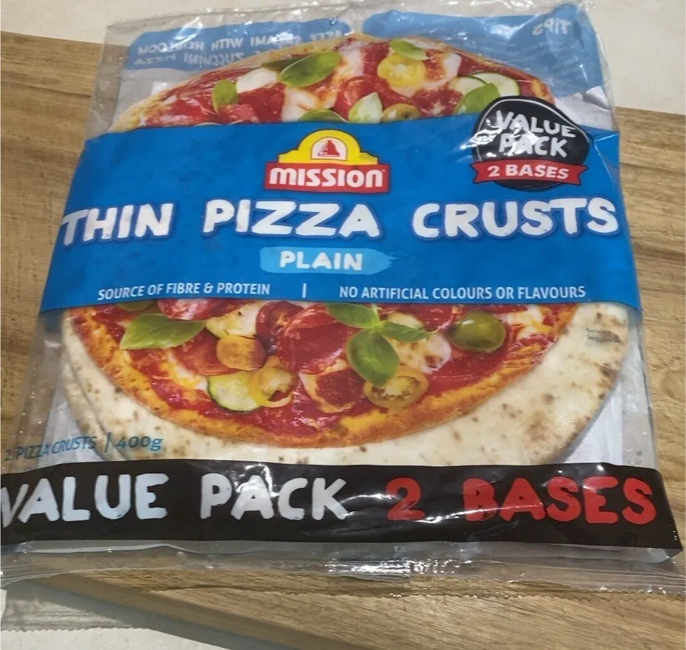 Thin Pizza Crusts Plain