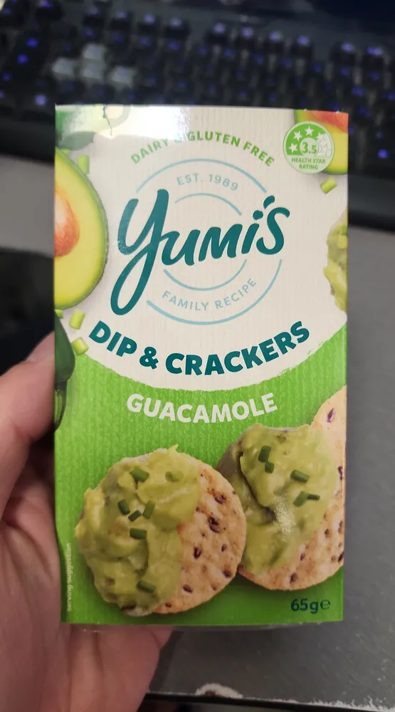 Dip & Crackers Guacamole