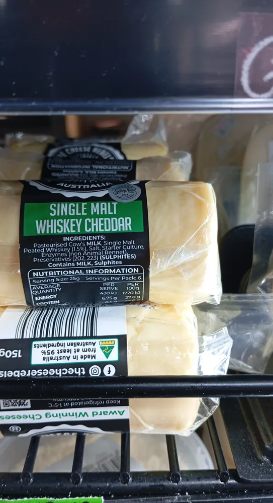 Single Malt Whisky Cheddar