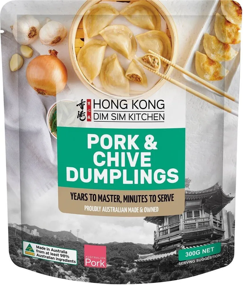 Pork & chive dumpling