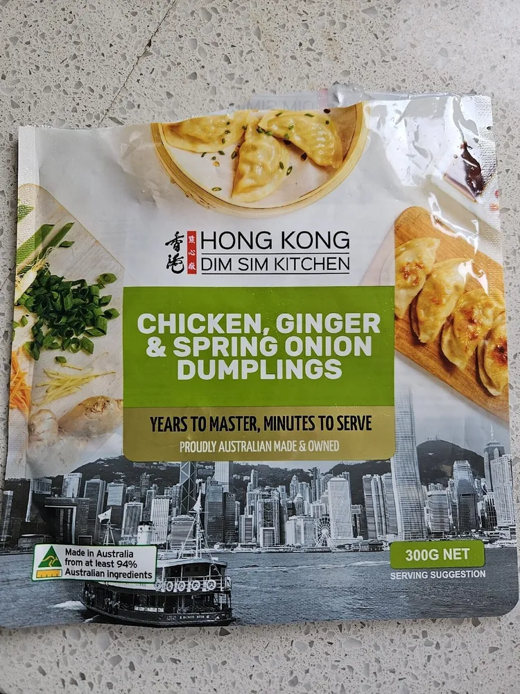 Chicken Ginger Spring Onion Dumplings