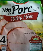 Roti de porc cuit 100% filet