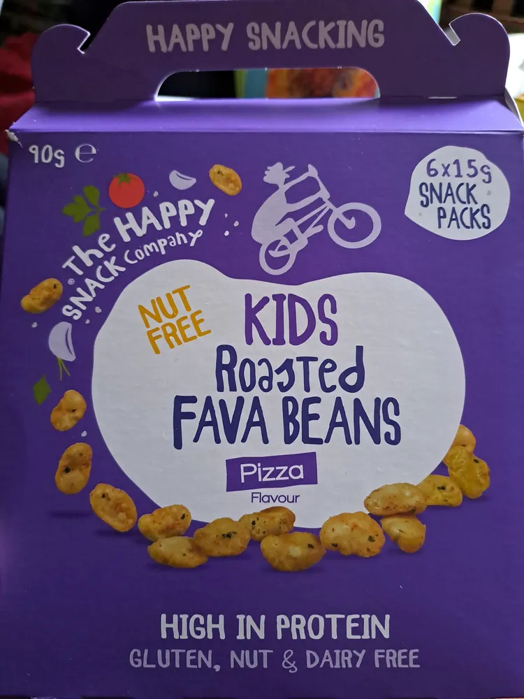 Nut Free Kids Roasted Fava Beans Pizza Flavour